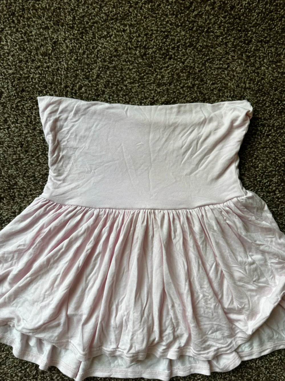 Ultra Flirt Baby Pink Fold-Over Waist Skater Skort Size Small